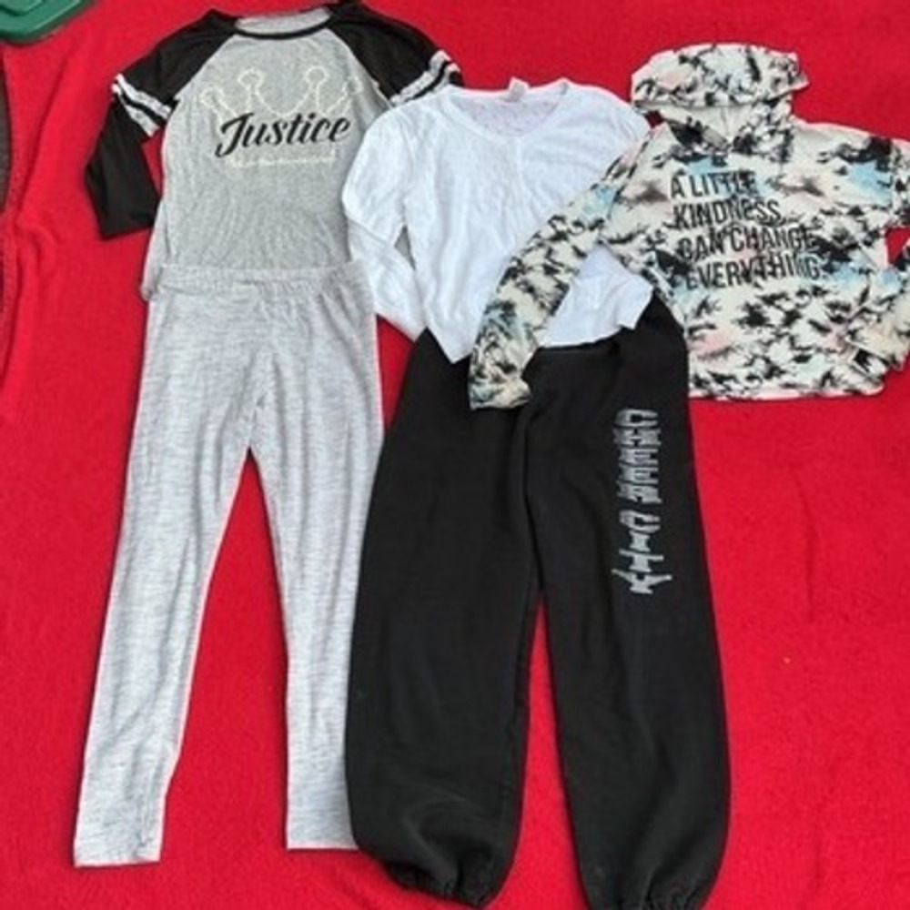Justice Wonder Nation Cat & Jack Girls Size 14-16 Bundle 5pc Excellent Condition